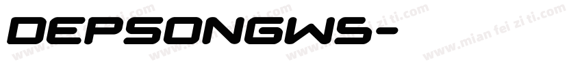 depsongw5字体转换