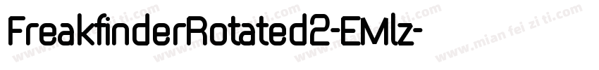 FreakfinderRotated2-EMlz字体转换