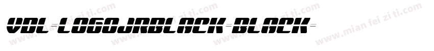 vdl-logojrblack-black字体转换