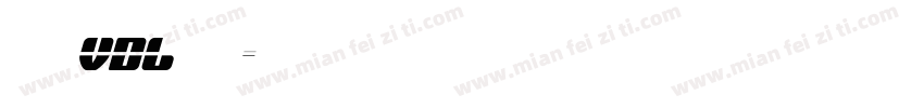 方正VDL建筑字体转换