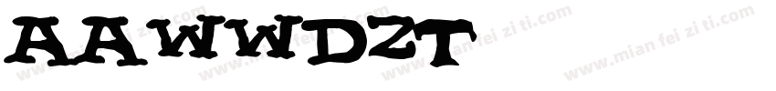 AaWWDZT字体转换