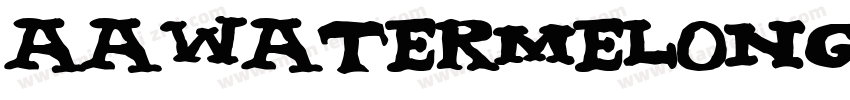 Aawatermelong字体转换