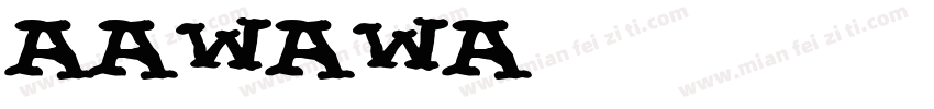 Aawawa字体转换