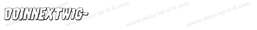 ddinnextw1g字体转换