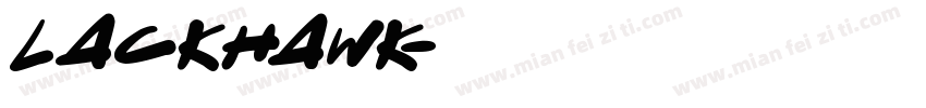 lackhawk字体转换