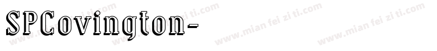 SPCovington字体转换