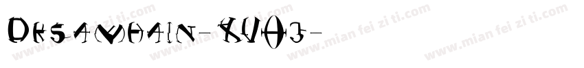Dksamhain-XV0j字体转换