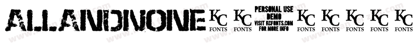 AllAndNone字体字体转换