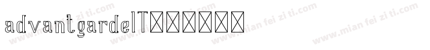 advantgardeIT字体转换