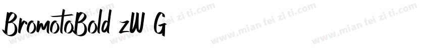 BromotoBold-zW8G字体转换