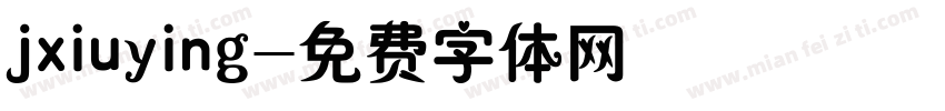 jxiuying字体转换