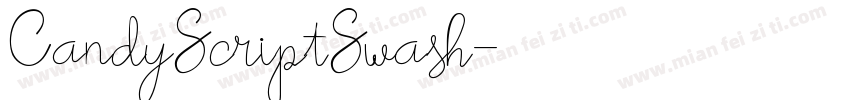 CandyScriptSwash字体转换