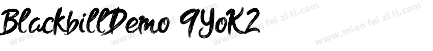 BlackbillDemo-9YoK2字体转换
