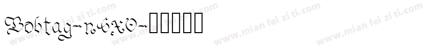 Bobtag-n6x0字体转换