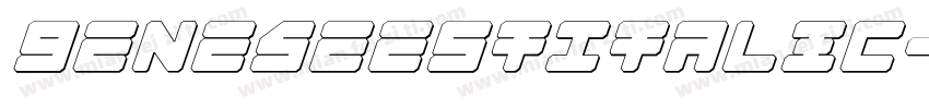 GeneseeStItalic-6OBx字体转换