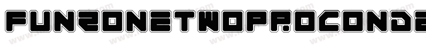 FunzoneTwoProCondensed-2ql3字体转换
