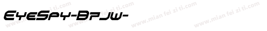 EyeSpy-B7jw字体转换