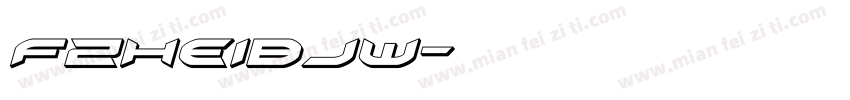 fzheibjw字体转换