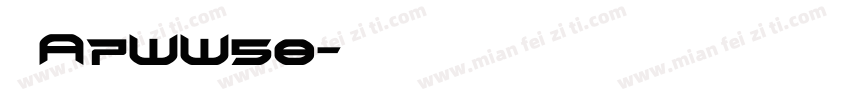 渝A7WW58字体转换