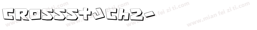 crossstjch2字体转换