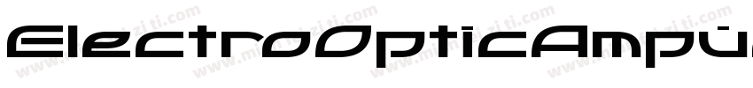 EIectroOpticAmpudMar字体转换
