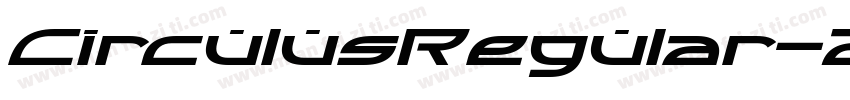 CirculusRegular-2503字体转换