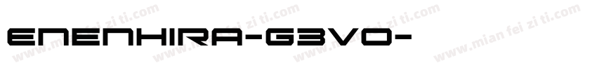 EnenHira-G3vO字体转换