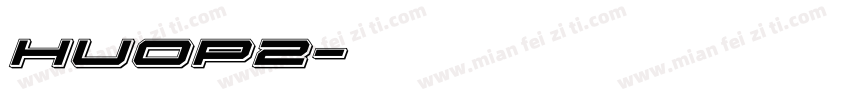 huop2字体转换