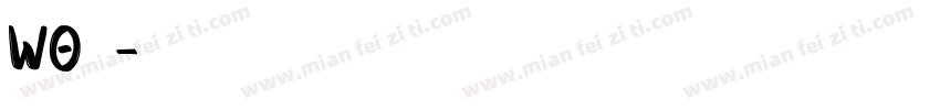 wo防范字体转换