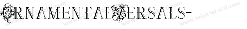 OrnamentalVersals字体转换