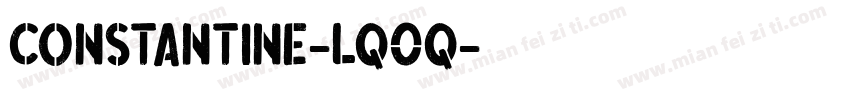Constantine-lq0q字体转换