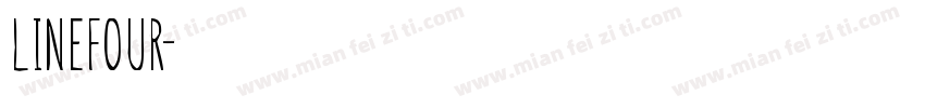 linefour字体转换