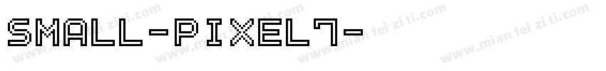 Small-Pixel7字体转换