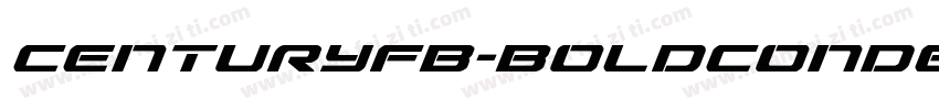 CenturyFB-BoldCondensed字体转换