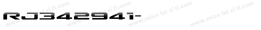 rj342941字体转换