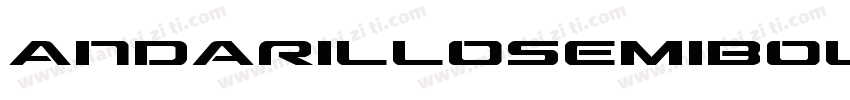 AndarilloSemibold字体转换