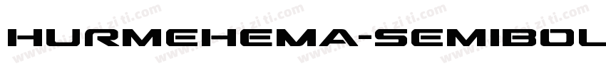 HurmeHEMA-SemiBold字体转换