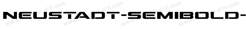 Neustadt-SemiBold字体转换