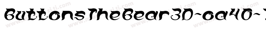 ButtonsTheBear3D-oa40字体转换