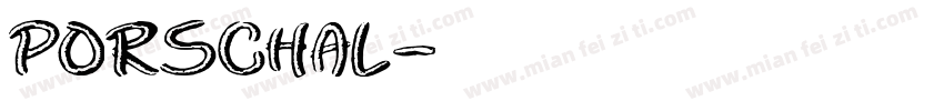 porschal字体转换