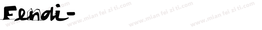 Fendi字体转换