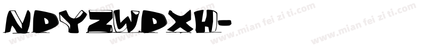 NDYZWDXH字体转换