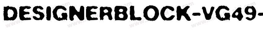 DesignerBlock-vg49字体转换