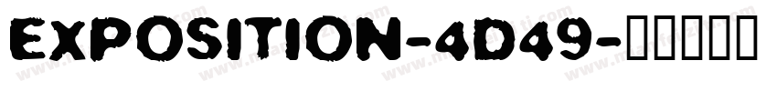 Exposition-4d49字体转换