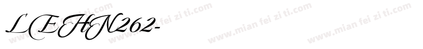LEHN262字体转换