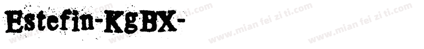 Estefin-KgBX字体转换