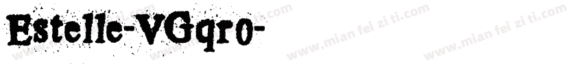 Estelle-VGqr0字体转换