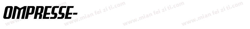 ompresse字体转换
