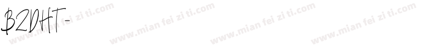 BZDHT字体转换