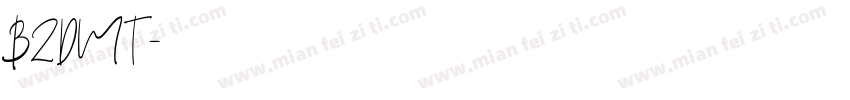 BZDMT字体转换